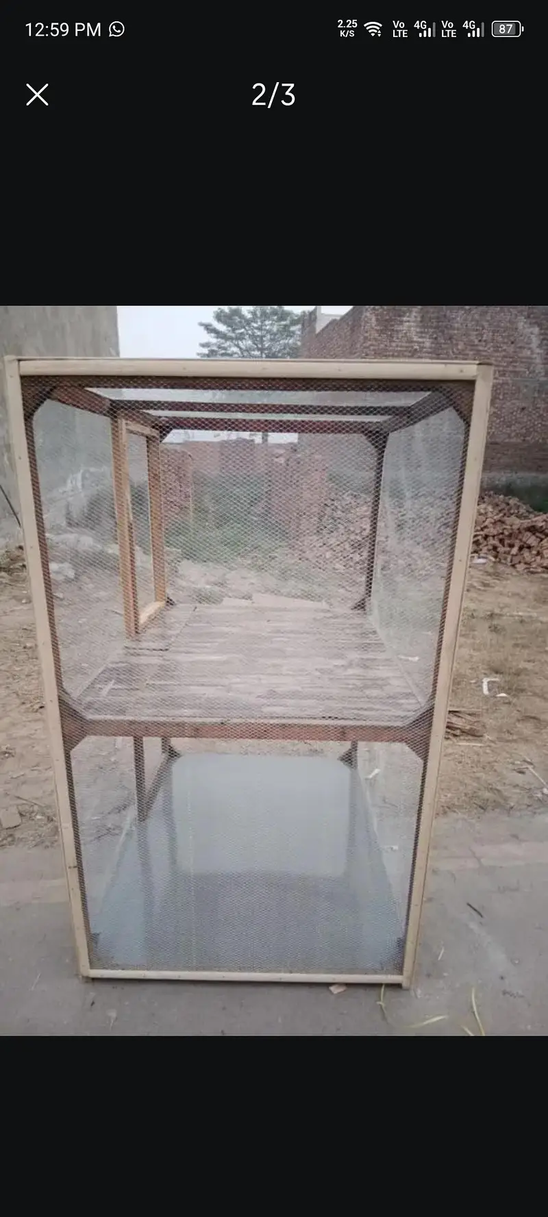 Gig wooden cage — photo 2