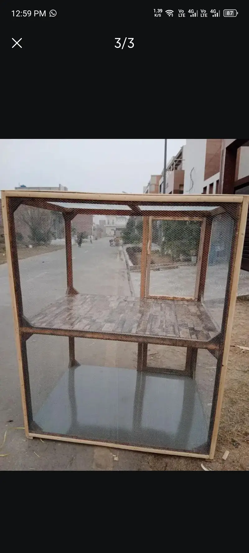 Gig wooden cage — photo 3