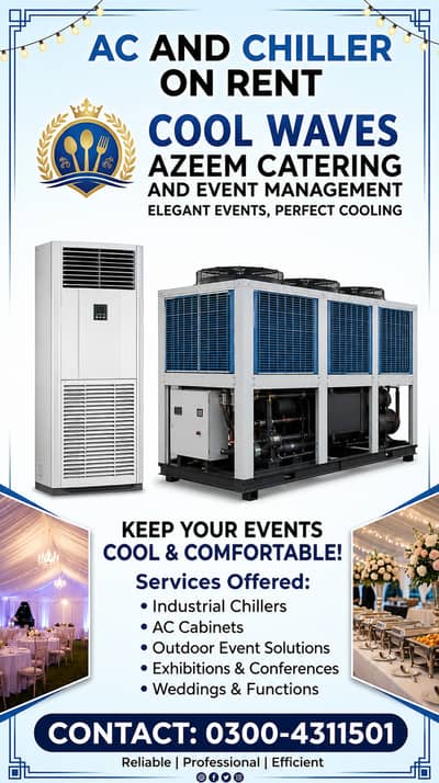 Ac Renting Services/ Cabinat Chiller/ Cabinate Ac/ Ac on rent / Rent