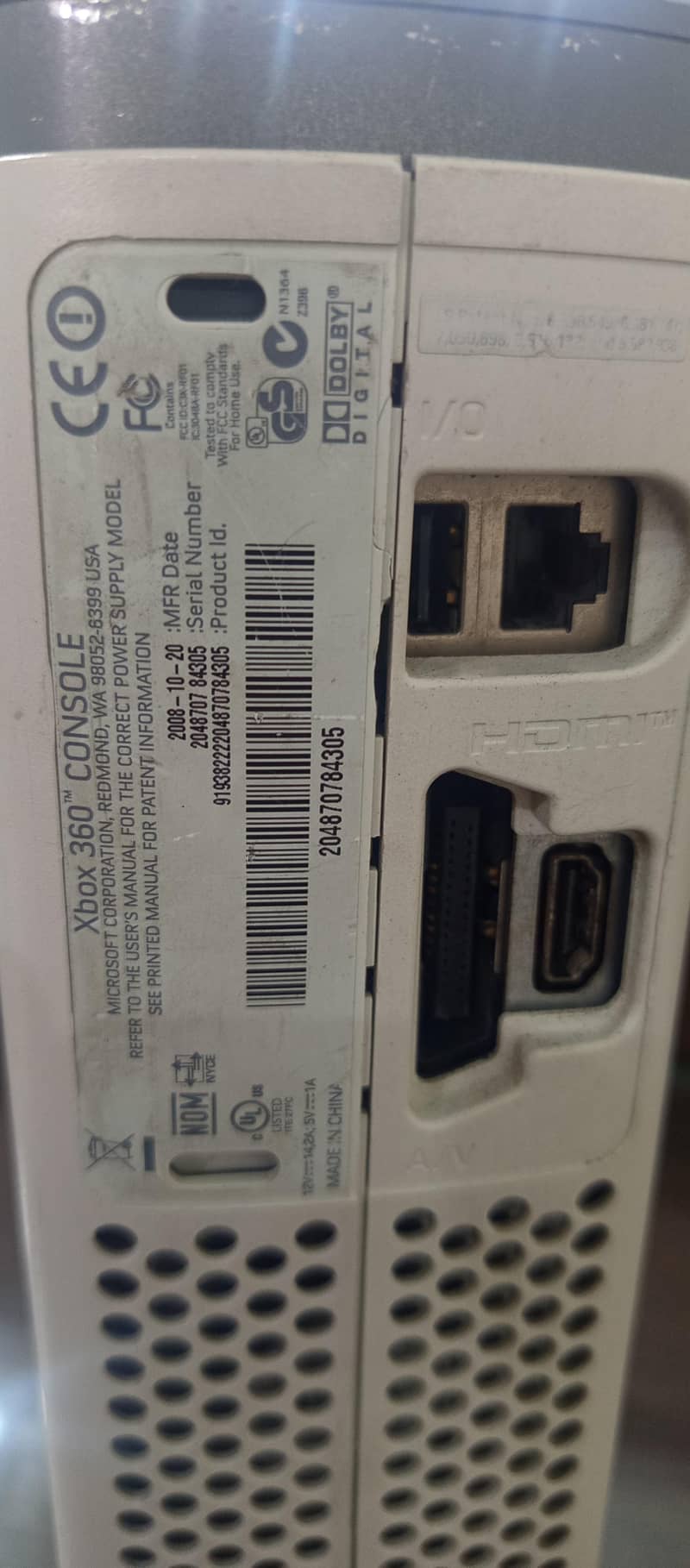 Xbox 360 fat 9