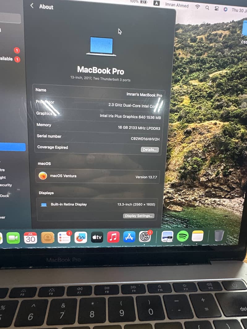 Apple Macbook Pro, 2017 6