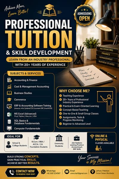 PROFESSIONAL TUITION & SKILL DEVELOPMENT