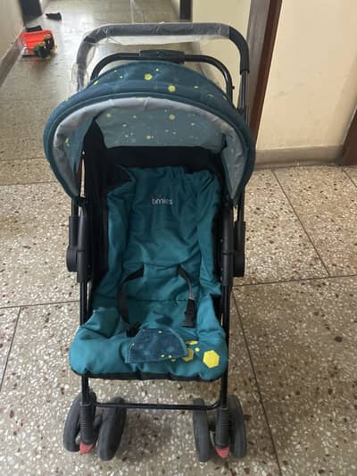 Tinnies green stroller