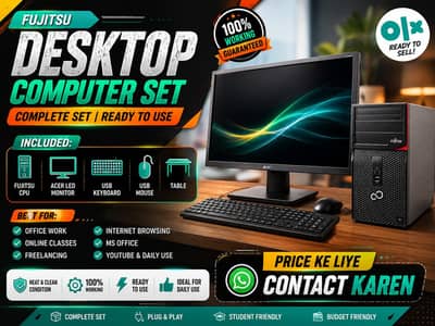 Fujitsu Desktop PC 8GB RAM