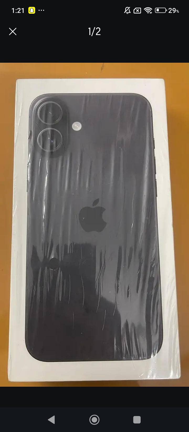 box pack iPhone 16 Plus 0