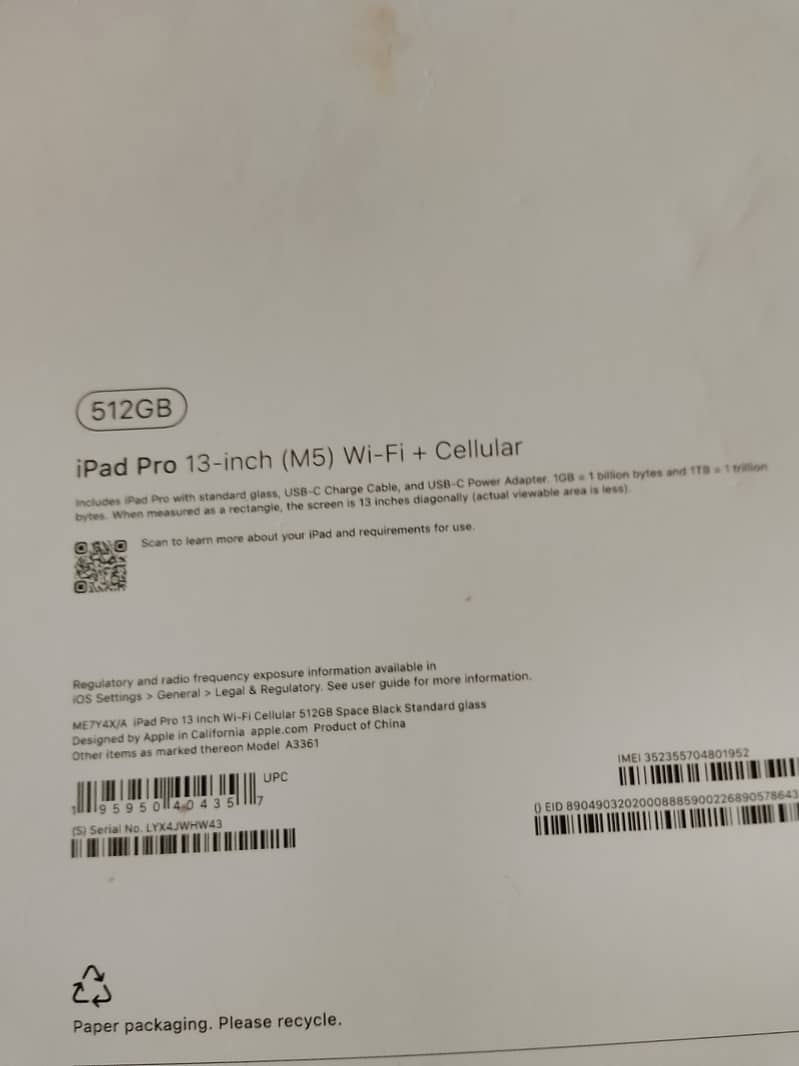 iPad Pro M5 4