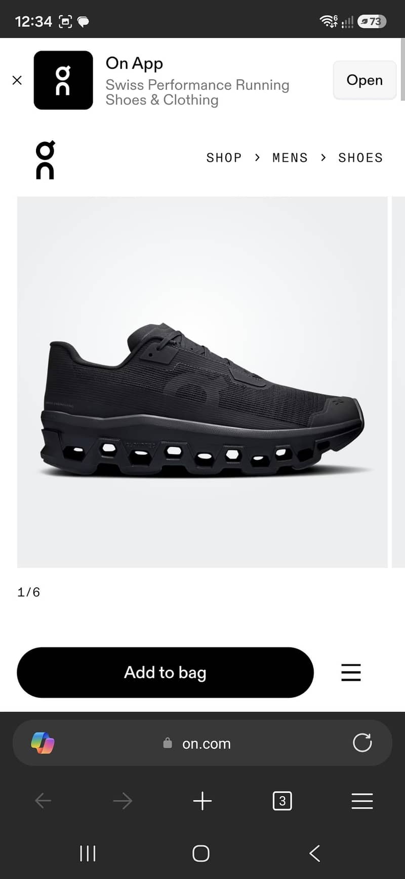 On Cloud Shoes - Cloudmonster Void 0