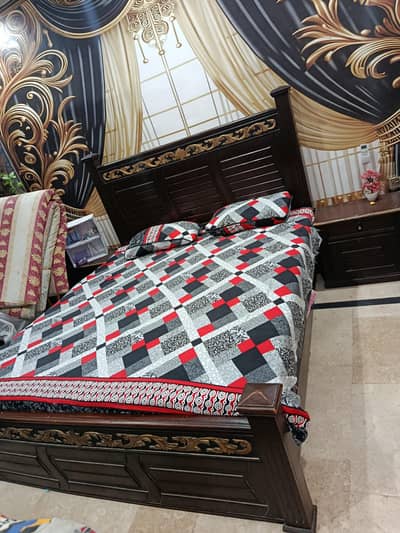 king size bed and mattress