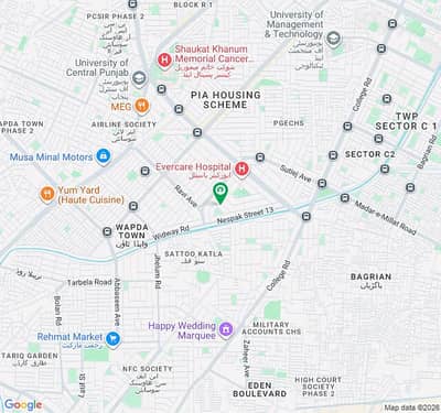 34 Marla Plot For Sale in Nespak Society near evercare hospital