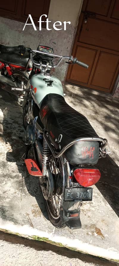 I selling the motorcycle