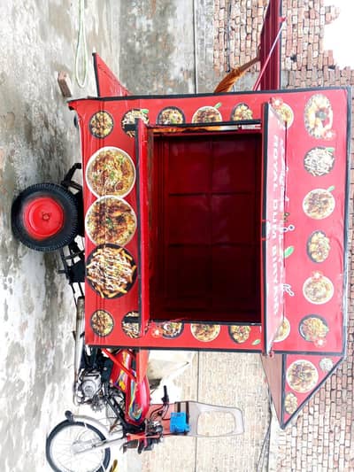 e rikshaw food cart new condition only 1 month use start your business