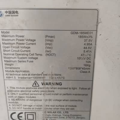 Small solar panels for sale.