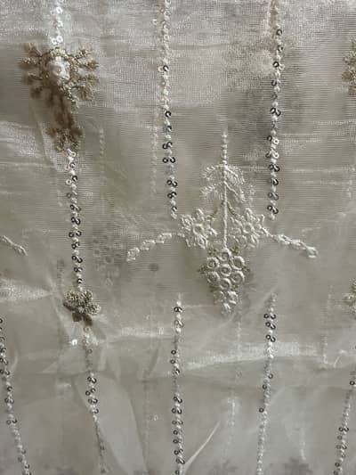 White chiffon suit for sale