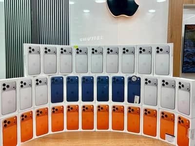 Iphone 17 Pro Max PTA Official Box Pack/ 17 Air JV/ 16 Plus 15 JV