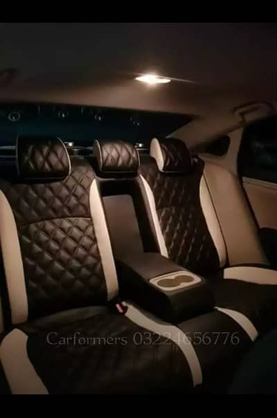Honda civic new poshish seat covers in japanese synthetic leather.