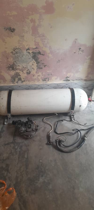 Cng cylinder with kit and stand genuine