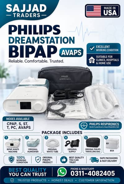 Philips DreamStation BiPAP/CPAP Machine/Humidifier & Mask/BiPAP/CPAP