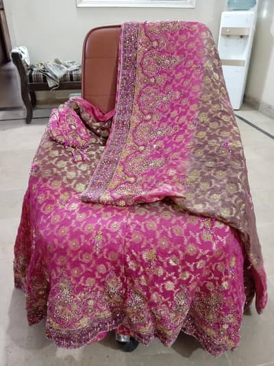 Bridal Sharara with jewellery set