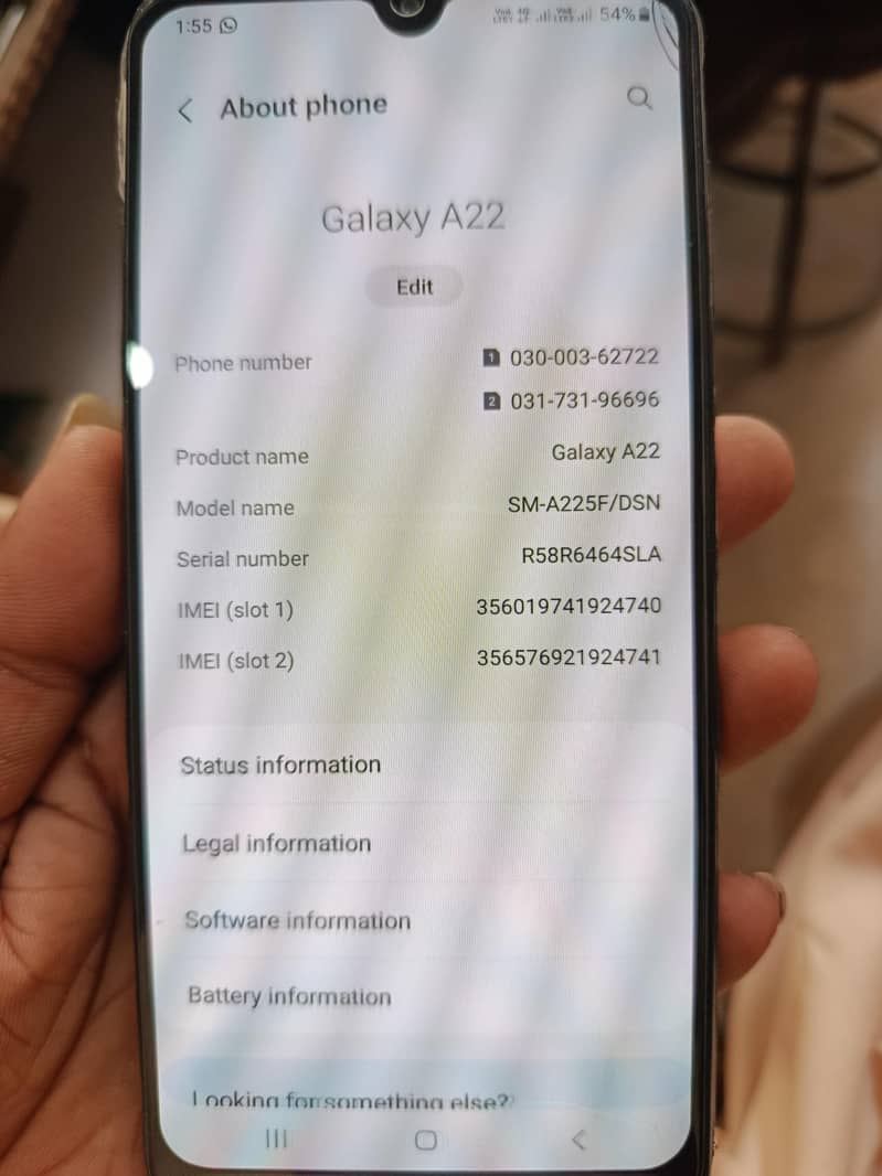 Samsung A22 3