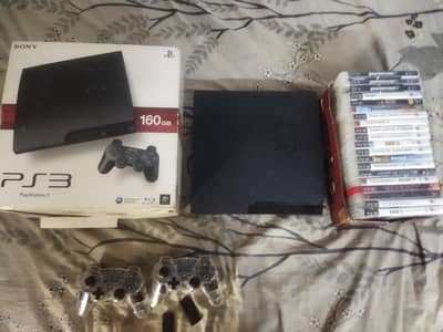 Playstation 3 with 14 games (non jailbreak)