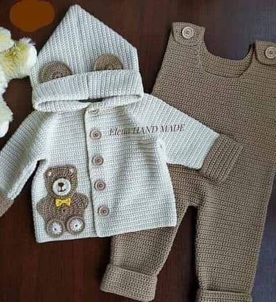 pure hand made ceochet baby clothea