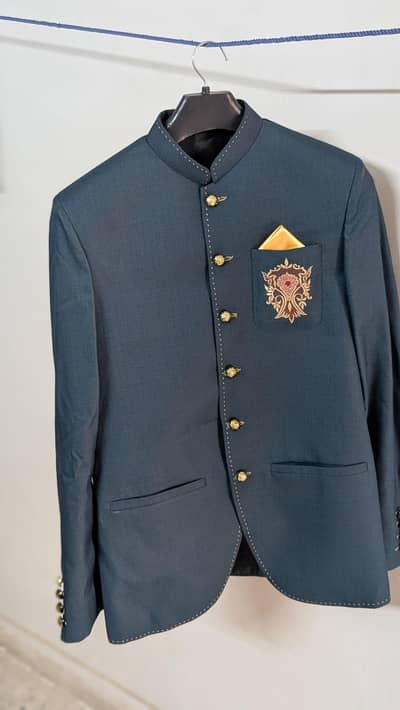 Army green prince suit