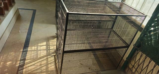 parrot cages 2 portion 3 portion and big parrot cage