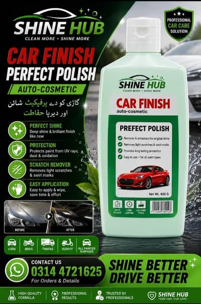 Shine Hub Car Finish Perfect Polish Shine-Car scratch Remover & Paint