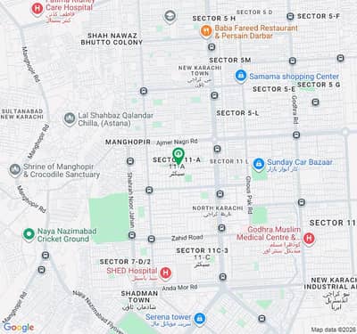 URGENT SALE 3 ROOM 2ND FLOOR MAIN ROAD FACING FLAT FOR SALE AL GHAFOOR SKY TOWER SECTOR 11A, NORTH KARACHI NEW PROJECT