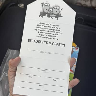 Birthday party items