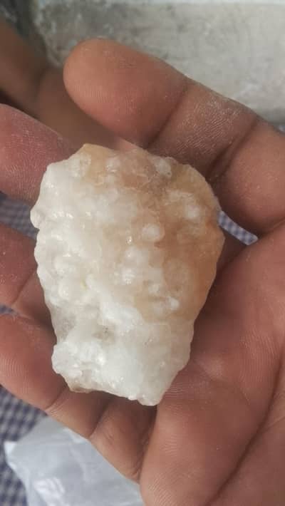 natural quartz & calcite crystal