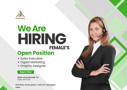 Sales & Marketing Executive (Indoor Office-Based)