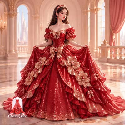 designer luxury gown