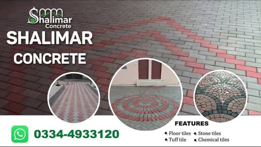 Paver / tuff tiles / tuff paver / blocks / envicrete / kerb block
