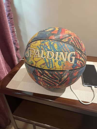 Original Spalding Outdoor Basketball – Colorful Graffiti Design