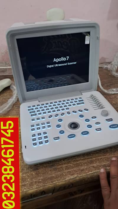 new china Apollo 7 ultrasound machine with 18 month warranty