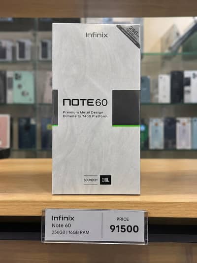 Infinix note 60 New box