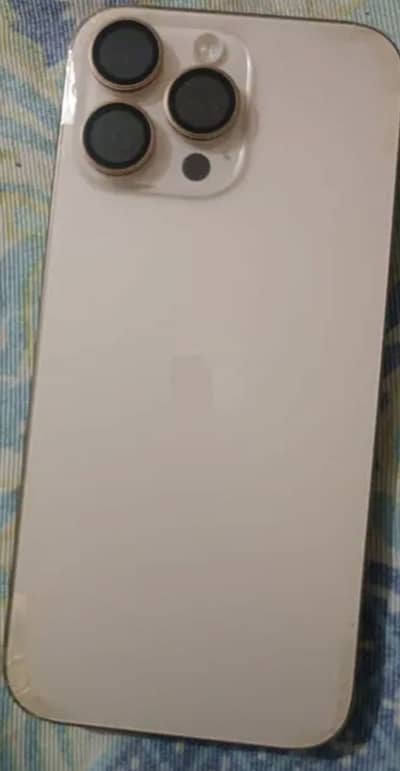 I phone 16 pro max golden colour pta battery 89