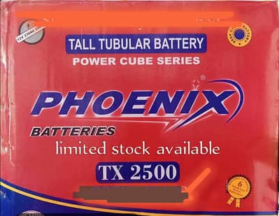 PHOENIX TUBULAR BATTERY TX2500 used