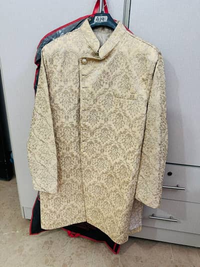groom sherwani complete set condition 8/10