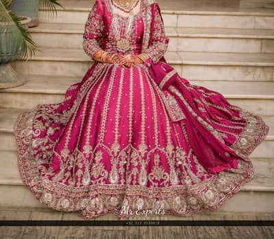 Bridal Lehenga for Sale | One-Time Wear | Zari Silk | Burgundy