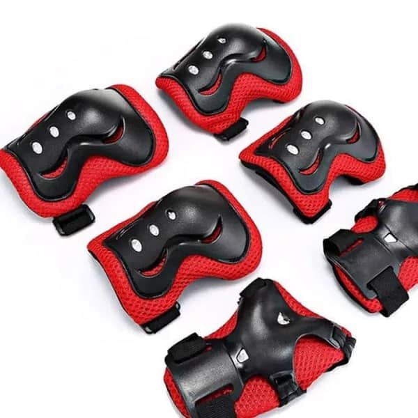 Kids Skateboard Cycling Protect Sets 6PCS Knee Elbow Wrist Protective Pad Kit