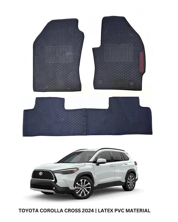 Toyota Cross 2024 Latex Rubber Car Floor Mat