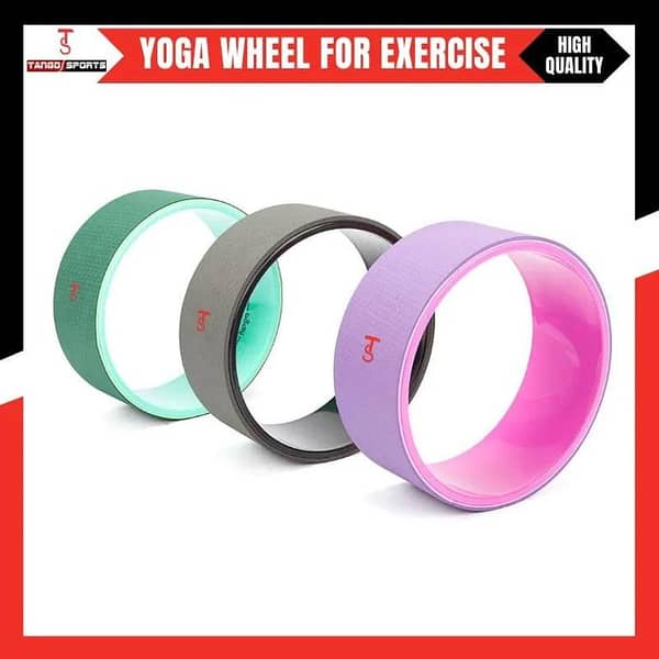 Yoga wheel , exercise wheel , wheel for yoga exercise, Yoga Wheel for Stretching Dharma Yoga Prop Wheel, Comfortable Support for Yoga Poses and Backbends