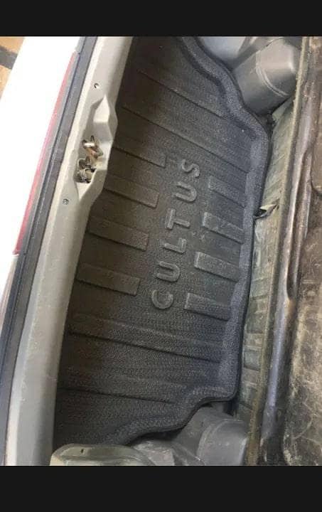 Diggi Mat for Suzuki Old Cultus (2000-2015) – Black Trunk Tray