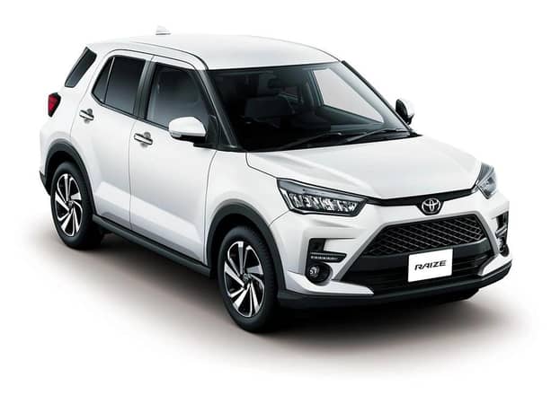 Toyota RAIZE Silver Parachute Top Cover Dust Proof with Easy Installation