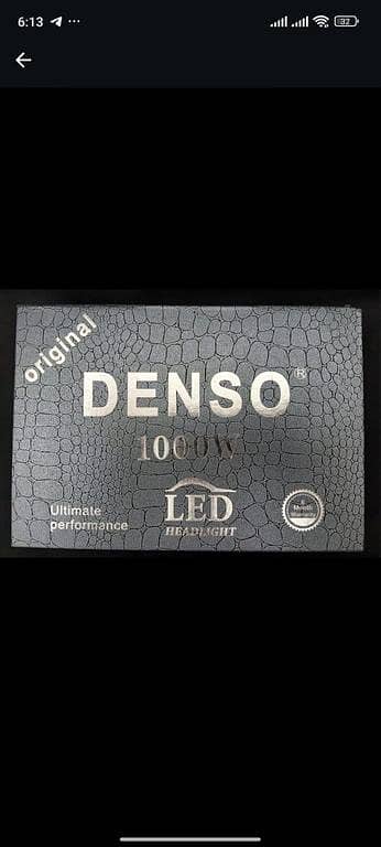 Original Denso LED Light for Car Headlights 1000W - H11, H4, 9005
