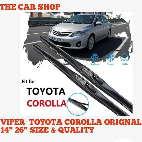 Wiper Blade for Toyota Corolla (2009–2014) – 14" / 26"