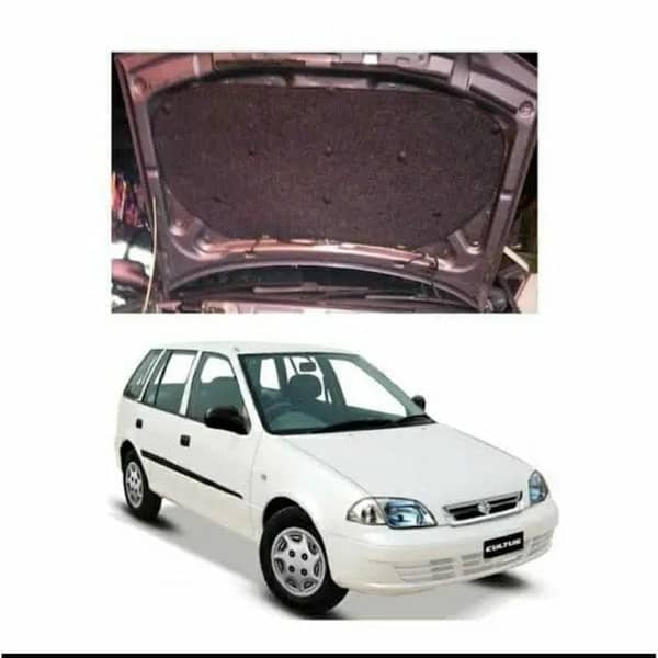 Bonnet Insulator for Suzuki Cultus (Old) – Heat and Sound Proof Namda