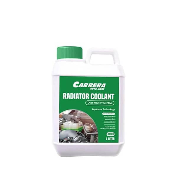 Carrera Radiator Coolant 1 L - Anti-Rust, Heat-Preventive, Long-Life Green Formula